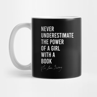 RBG Never Underestimate the Power of a Girl With a Book Mug